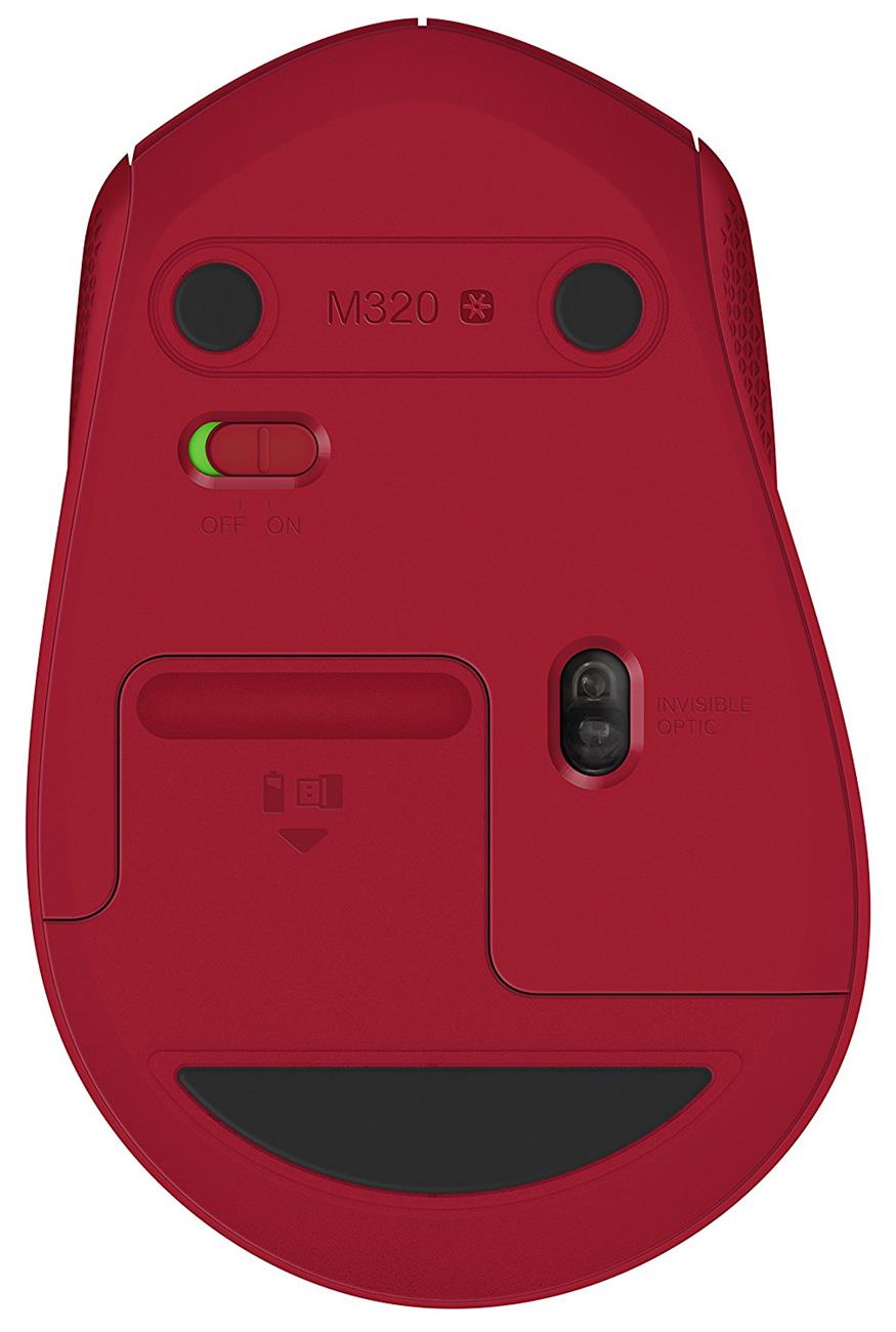 Mouse Logitech M280 Inalámbrico - Rojo